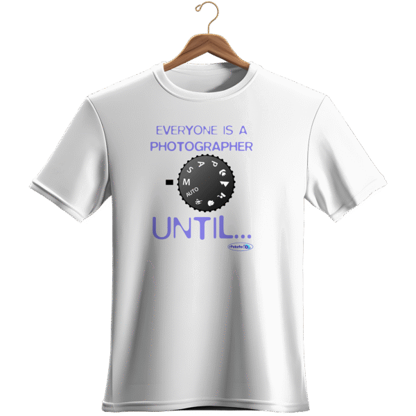 T-shirt pekefe-Every one is a photogrqapher Until... - Image 2